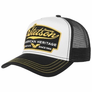 Stetson Trucker Cap Amarican Heritage Black/White